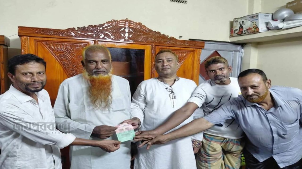 সাঘাটায় জাতীয় পার্টির তিন সদস্যের বিএনপিতে যোগদান