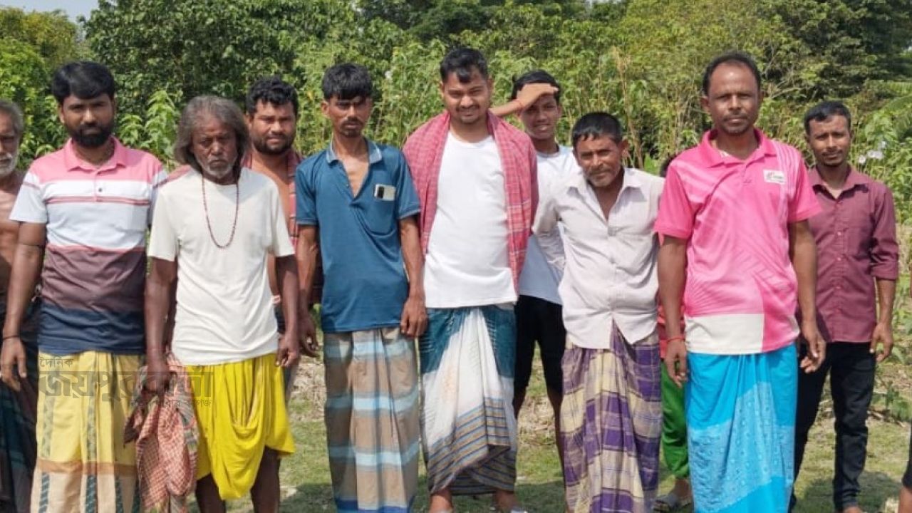 শান্তিগঞ্জে টাকার বিনিময়ে খাস জমি ও হিন্দুদের শ্মশান বিক্রি 