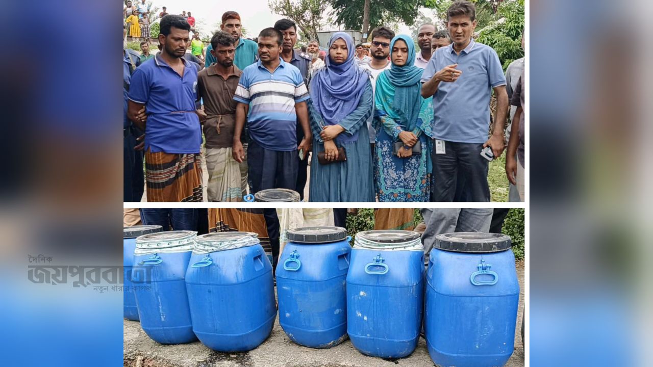 ভাঙ্গুড়ায় নকল দুধ তৈরির জেলি জব্দ, দুজনের কারাদণ্ড